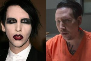 Marilyn Manson before and after makeup