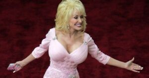 Dolly Parton after her breast implants