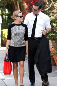Reese Witherspoon with her husband, Jim Toth