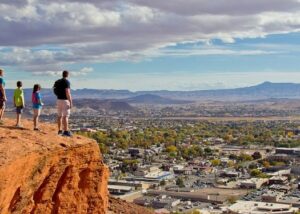 View from St. George, Utah